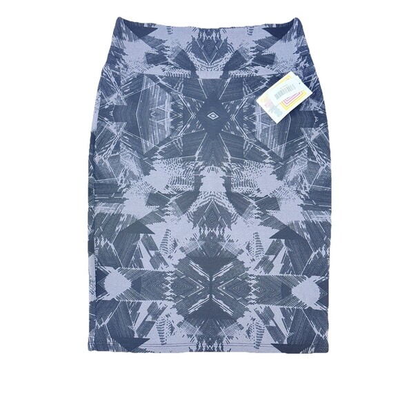 Lularoe Cassie Skirt Women's M Black  Fitted  Pull On Stretch NWT - Picture 1 of 9